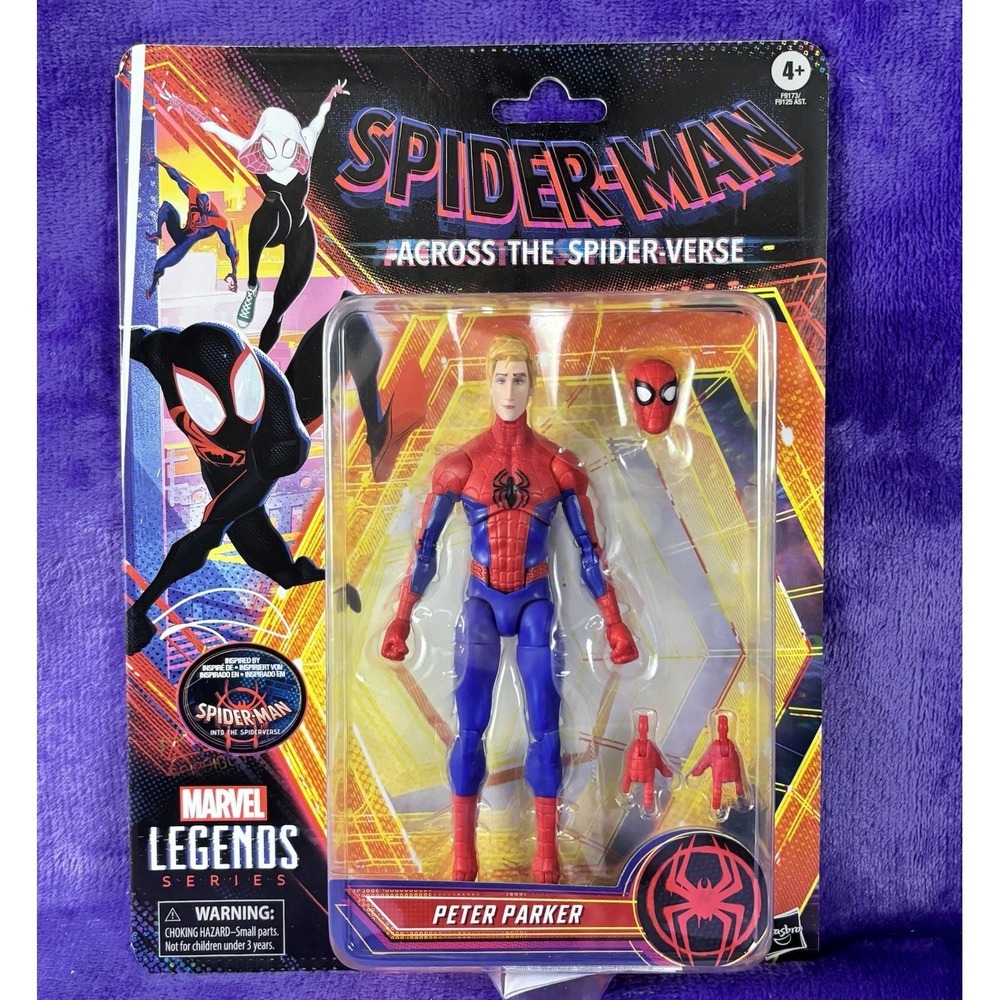 Marvel Legends Across the Spider-Verse Peter Parker Figure Brand New MOC